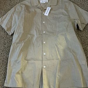 NWT Pacsun Tan Button Up